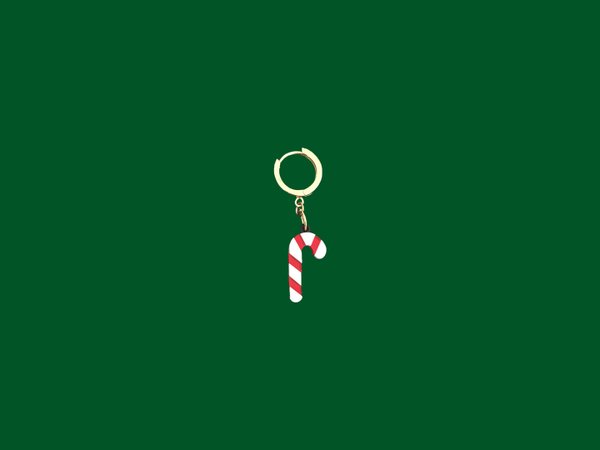 Candy cane Charm